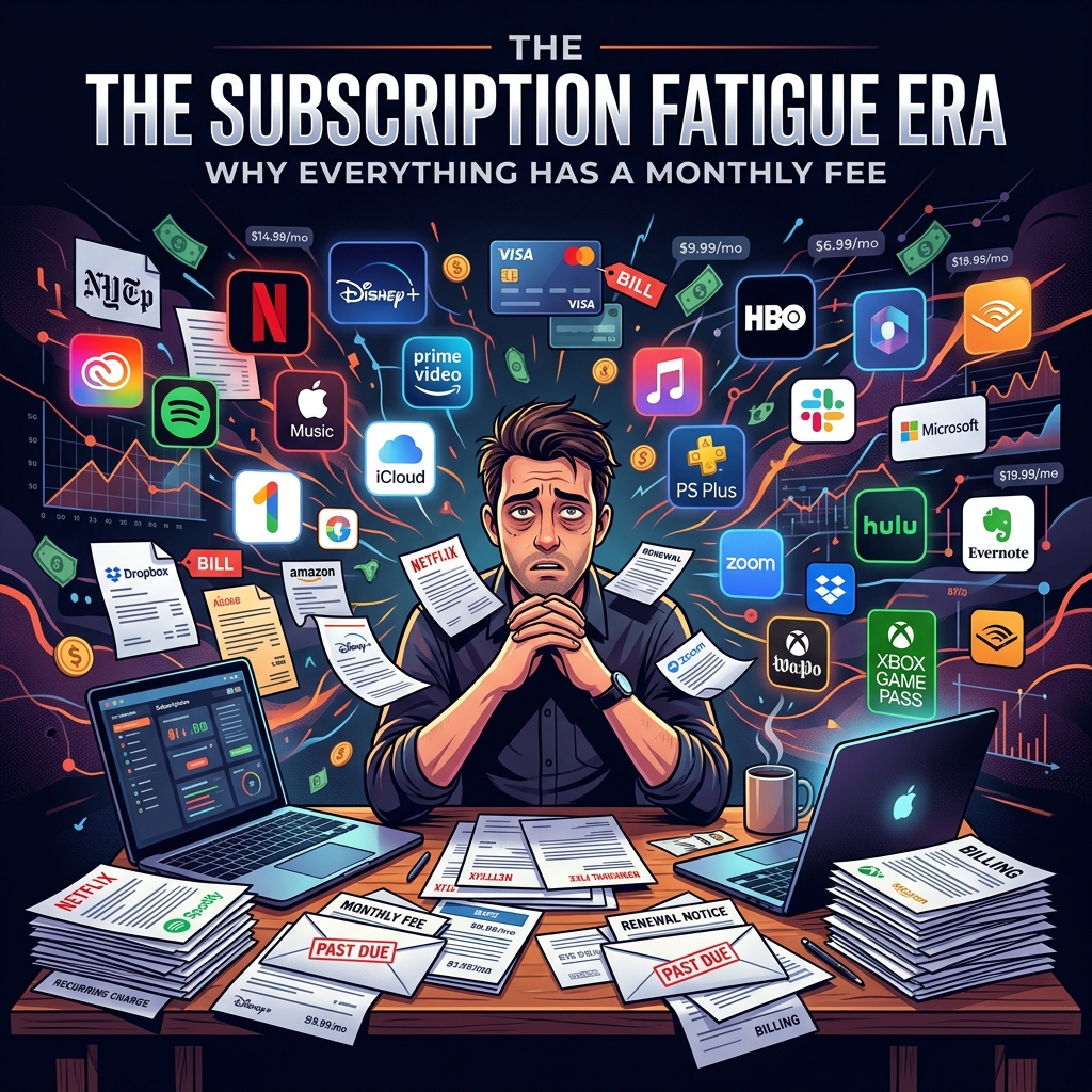 The Subscription Fatigue Era Why Everything Has a Monthly Fee